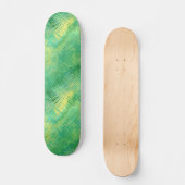 Skateboard Texture verre vert émeraude (Recto)