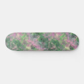 Skateboard Texture verte du printemps dégraissée (Horz)