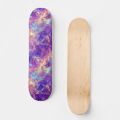 Skateboard Texture violette écrasée (Recto)