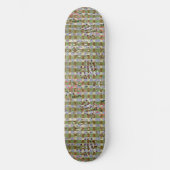 Skateboard Textured Pointillism Grid Pattern Artwork (Recto)