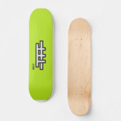 Skateboard TFF de base (vert clair) (Recto)