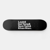 Skateboard Thai Isaan Street Food (Horz)