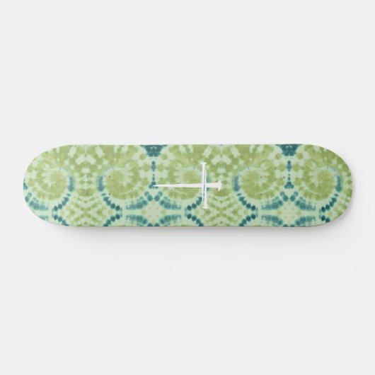 Skateboard The Three Nails Cross Green Tie Die Christian (Horz)