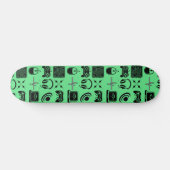 Skateboard Thème de jeu en noir et blanc (Horz)