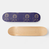 Skateboard Thème Lune céleste et Soleil  (Horz)
