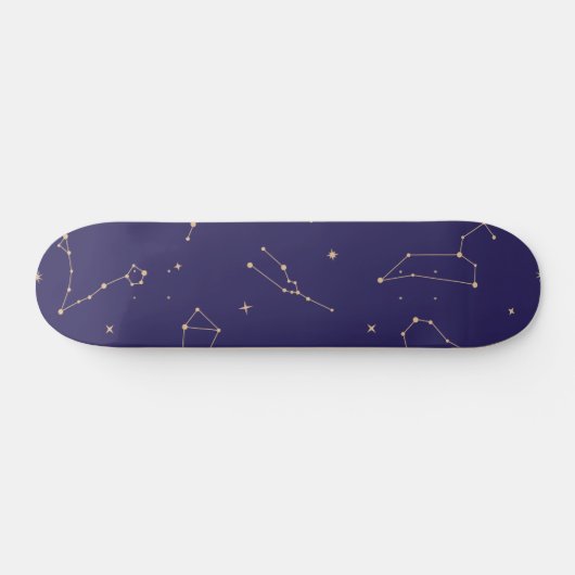 Skateboard Thème Solareclipse étoile d'or céleste (Horz)