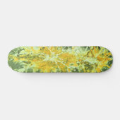 Skateboard Théorie abstraite | yellowgreen splatterunge (Horz)