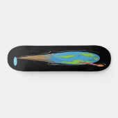 Skateboard Thermomètre de fusion du globe (Horz)