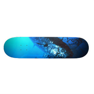 Skateboard Thon de thonine géant attrapé dans un filet