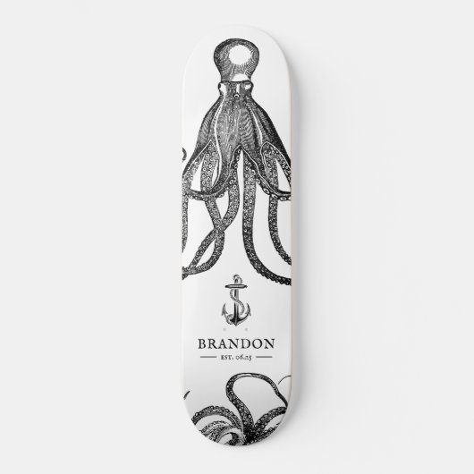 Skateboard Tide's Tentacles | Thème Octopus (Recto)
