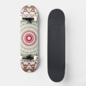 Skateboard Tie Dye Christmas Mandala (Recto)