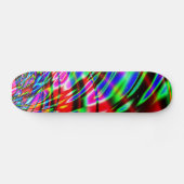Skateboard Tie Dye Rétro Vague Fractale (Horz)