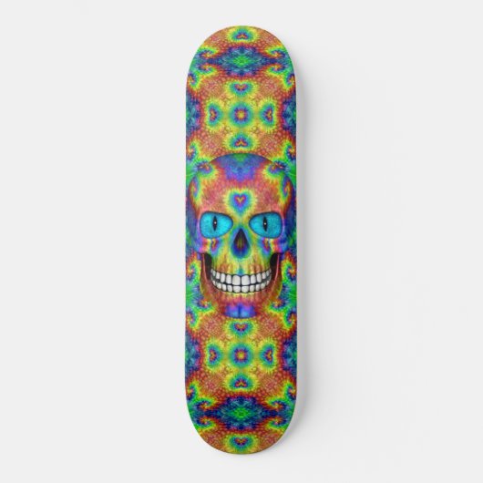 Skateboard Tie Dye Skull Dead Zombie Skateboards (Recto)