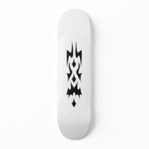 Tie moderne noir et blanc minimaliste tribal