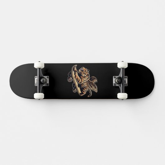Skateboard Tiger (Horz)
