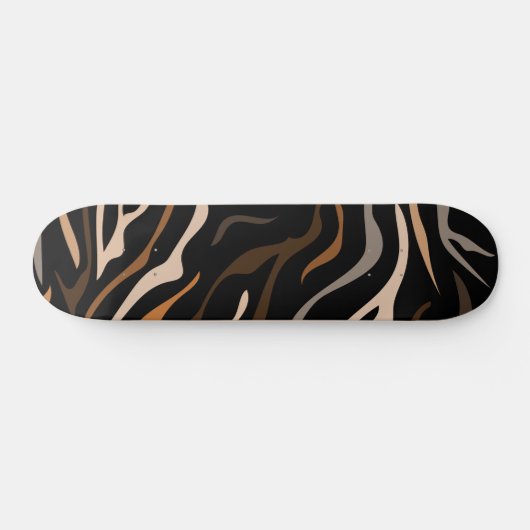 Skateboard Tiger Color Pattern Animal (Horz)