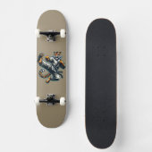Skateboard Tiger des Arts Martiaux (Recto)