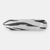 Skateboard Tiger noir et blanc (Horz)