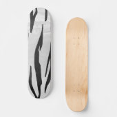 Skateboard Tiger noir et blanc (Recto)
