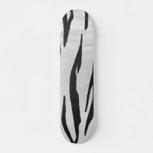 Skateboard Tiger noir et blanc