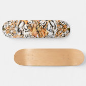 Skateboard Tigers + (Horz)