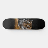 Skateboard Tigre animal sauvage de la Jungle (Horz)