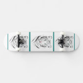 Skateboard Tigre blanc sibérien (Horz)