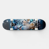 Skateboard Tigre bleu (Horz)