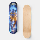 Skateboard Tigre céleste majestueux (Recto)