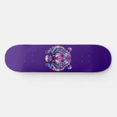 Skateboard Tigre coloré (Horz)