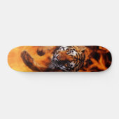 Skateboard Tigre de flamme (Horz)