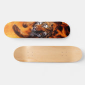 Skateboard Tigre de flamme (Horz)
