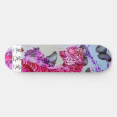 SKATEBOARD TIGRE DE PLANCHE AVEC BOUTEILLE (Horz)