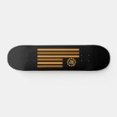 Skateboard Tigre - Drapeau (Horz)