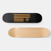 Skateboard Tigre - Drapeau (Horz)