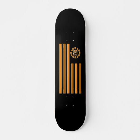 Skateboard Tigre - Drapeau (Devant)