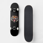 Skateboard Tigre et crâne (Recto)
