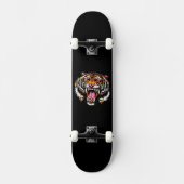 Skateboard Tigre et crâne (Recto)