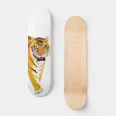 Skateboard Tigre illustré (Recto)