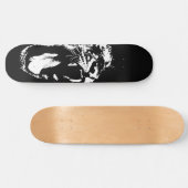 Skateboard Tigre monochrome (Horz)