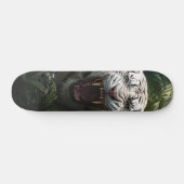 Skateboard Tigre Siberiano Blanco Agresivo (Horz)