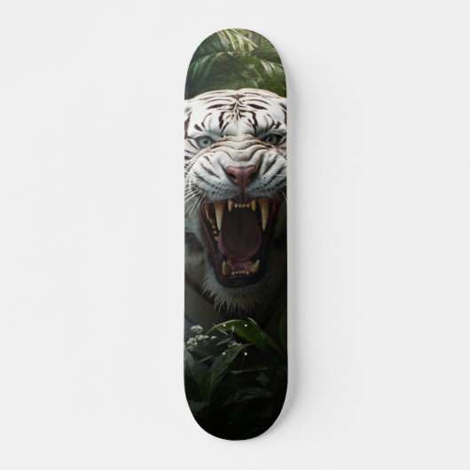 Skateboard Tigre Siberiano Blanco Agresivo (Devant)