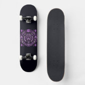 Skateboard Tigre violet à fibre (Recto)