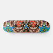 Skateboard Tiki Kaleidoscope Motif (Horz)