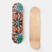 Skateboard Tiki Kaleidoscope Motif (Recto)