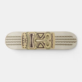 Skateboard Tiki Tan (Horz)