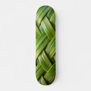 Skateboard Tissu de bambou vert frais