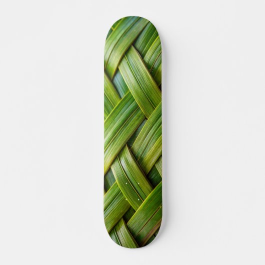 Skateboard Tissu de bambou vert frais (Devant)