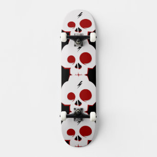Skateboard Tissu pour bébé à motif de crâne drôle de monstre