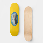Skateboard Titanic Yellow Maritime White Star Line Ship (Recto)